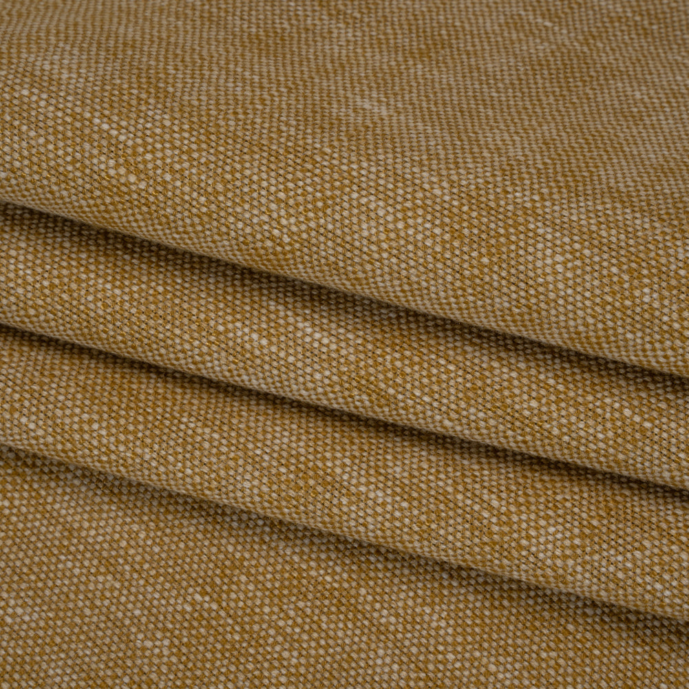 Slubbed Recycled Polyester Home Decor Woven - Maize Heathered - British Imported - Joann Fabrics
