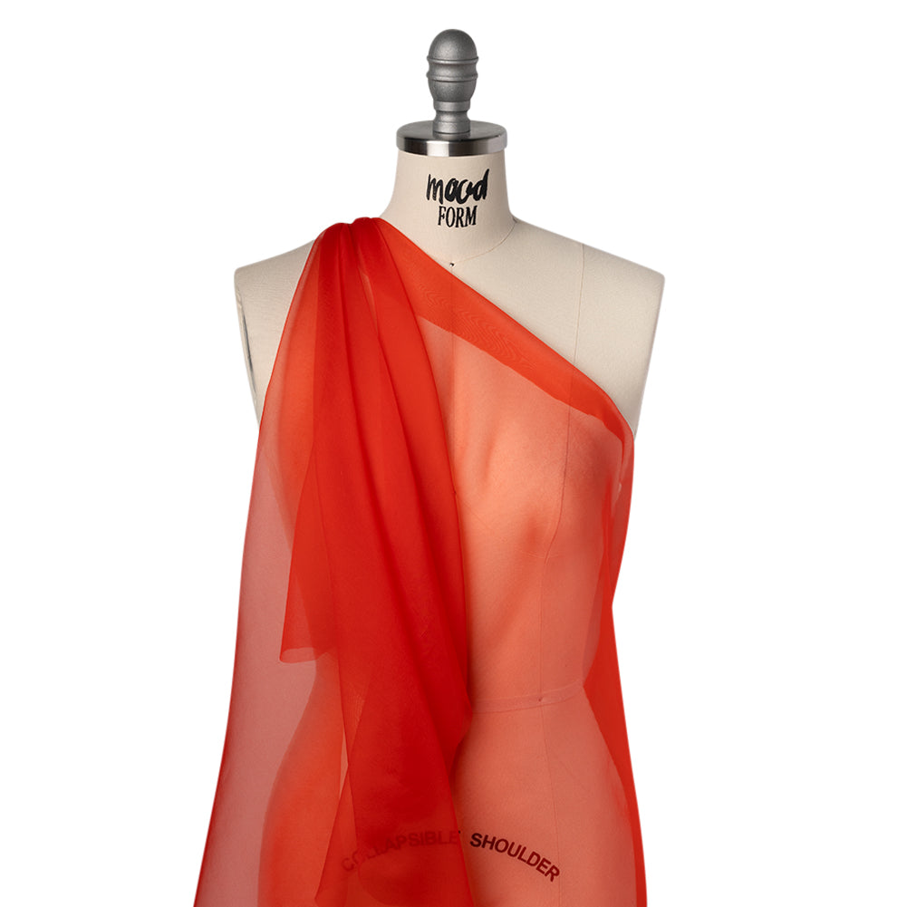 Silk Organza - Tomato Red - Famous Australian Designer Deadstock - Joann Fabrics