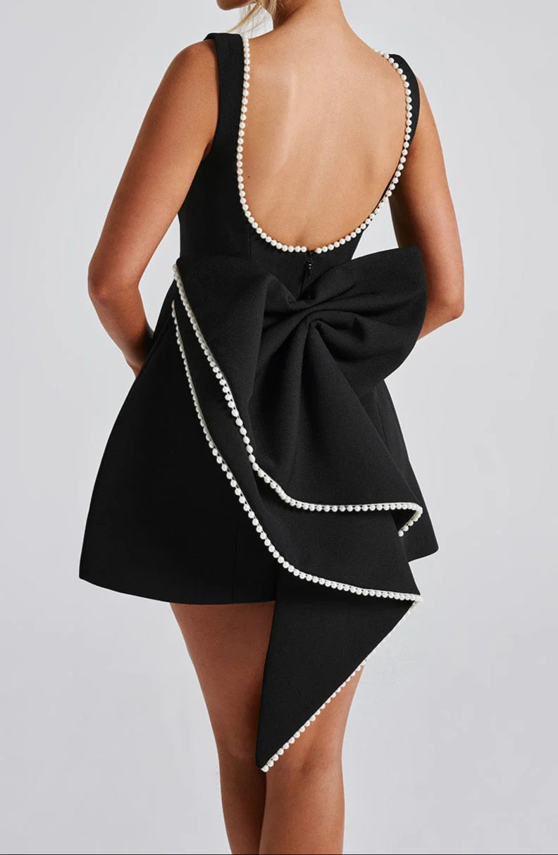 Alicia Mini Dress - Black