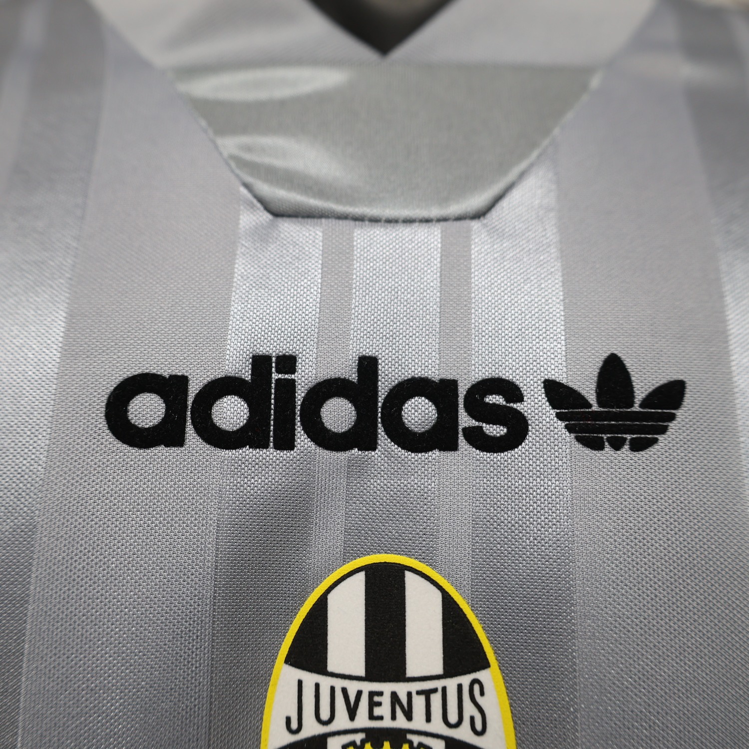Juventus 26-27 Grey Black Retro Style Casual Jersey - Player Version - UnitedFutballJersey