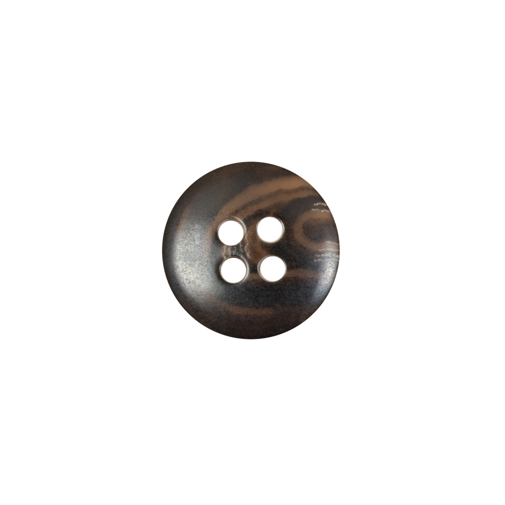 Brown Lipped Plastic 4-Hole Button - 22L/14mm - Joann Fabrics