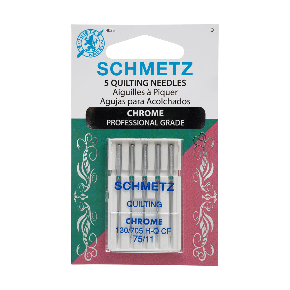 Schmetz Chrome Quilting Machine Needles - 75/11 - 5 ct - Joann Fabrics