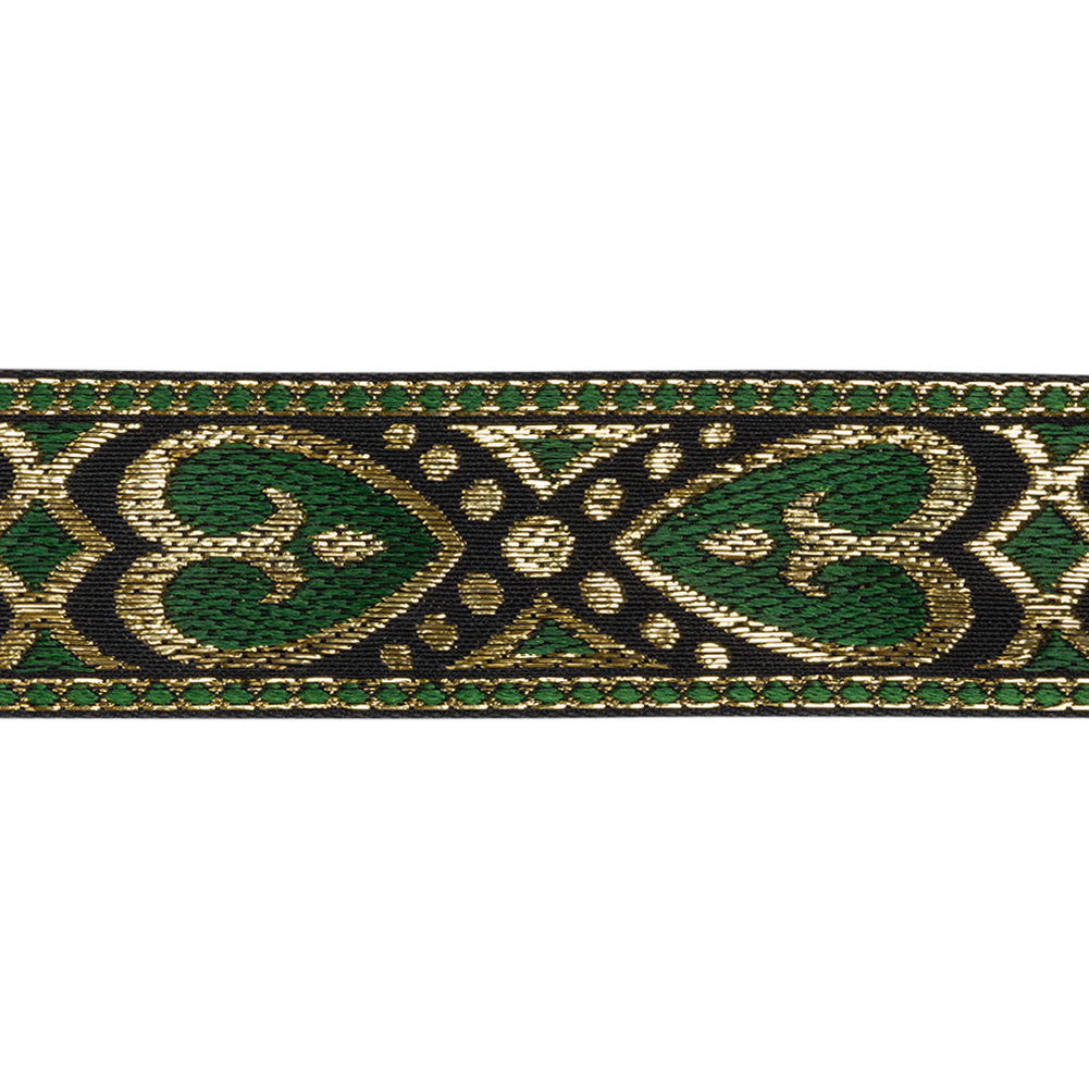 Metallic Jacquard Ribbon - 1.375