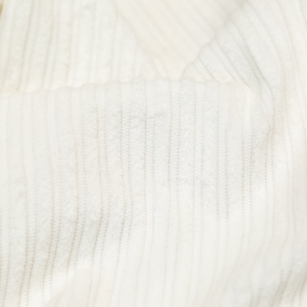 White Striped Pile Rayon Velvet - Joann Fabrics