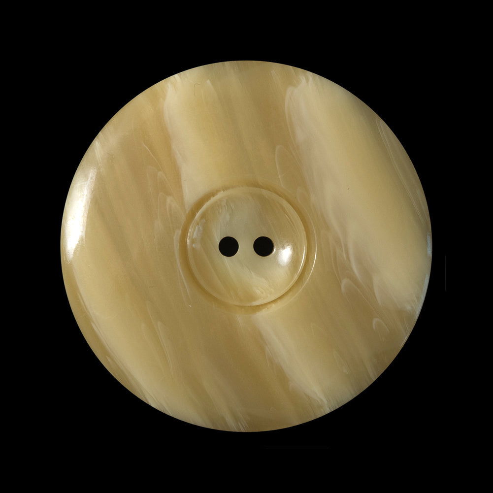 Italian Beige Striated Plastic Button - 48L/30.5mm - Joann Fabrics