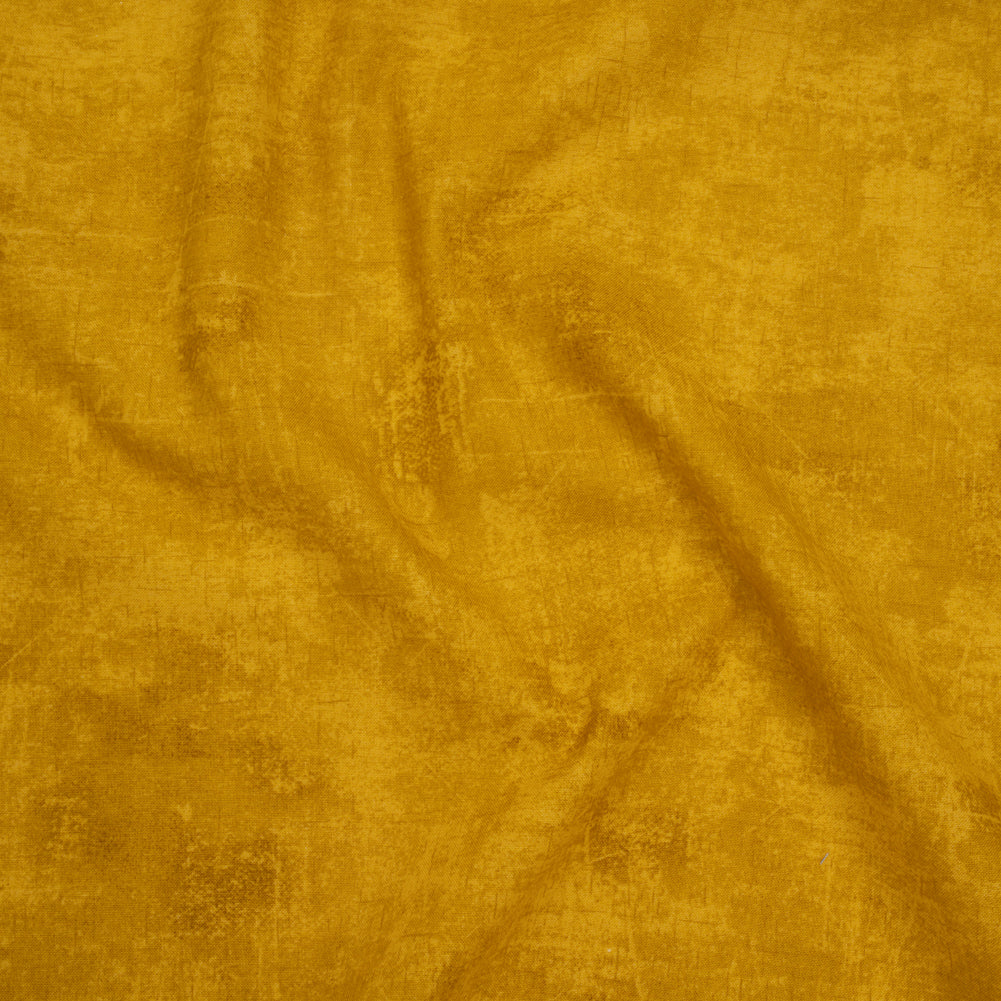 Printed Quilting Cotton by Northcott - Mustard Painterly Texture - Canvas Collection - Joann Fabrics