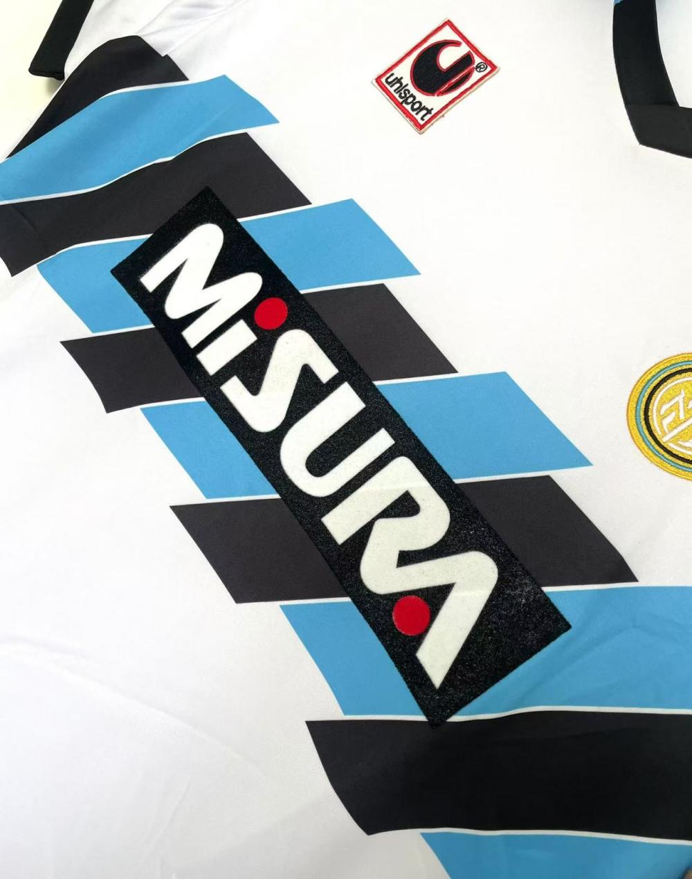 1990-1991 Retro Inter Milan Away Football Jersey 1:1 Thai Quality