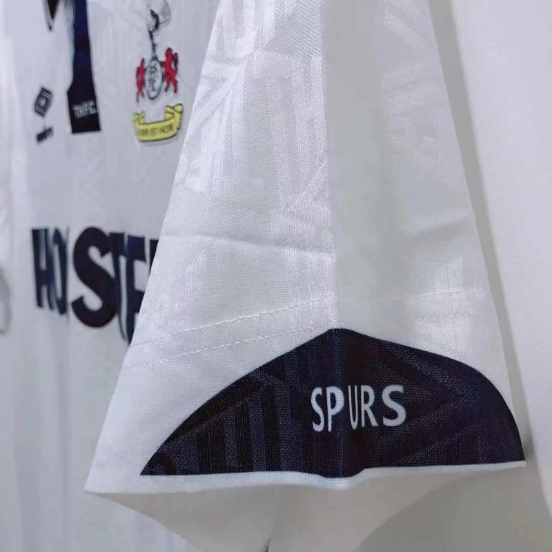 1991/1993 Retro Tottenham Hotspur Home Football Shirt 1:1 Thai Quality