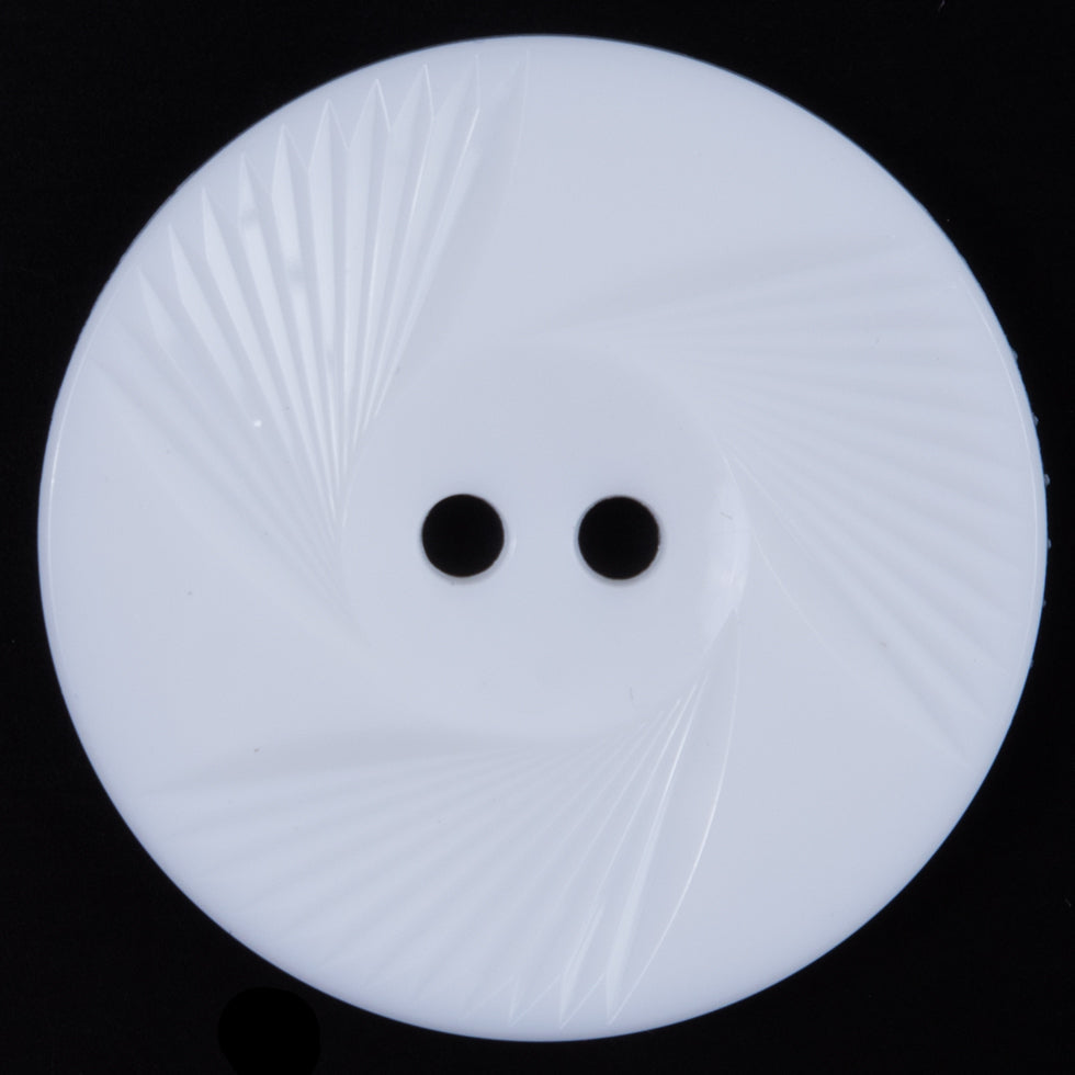 Italian White Textural Plastic Button - 64L/40.5mm - Joann Fabrics