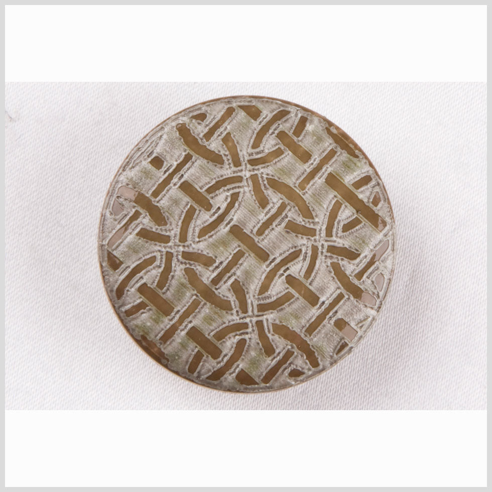 Green Gray Plastic Coat Button - 44L/28mm - Joann Fabrics