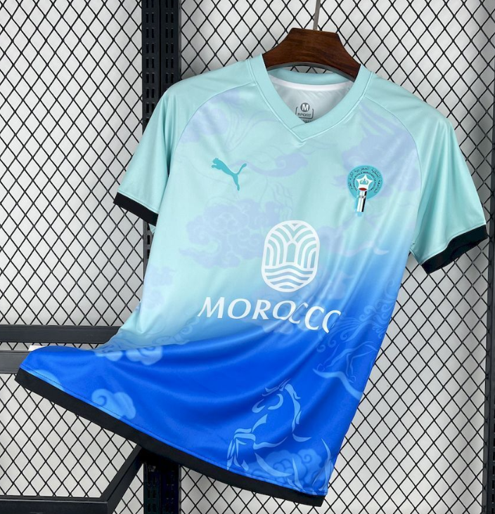 2025/2026 Morocco National Team Special Edition Blue And Green Football Jersey 1:1 Thai Quality