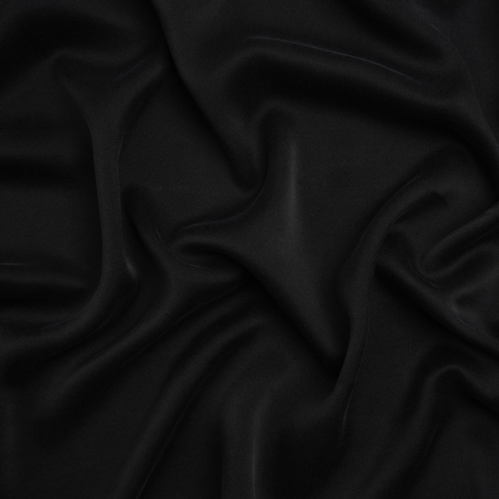 Washed Silk Charmeuse 19mm - Black - Joann Fabrics