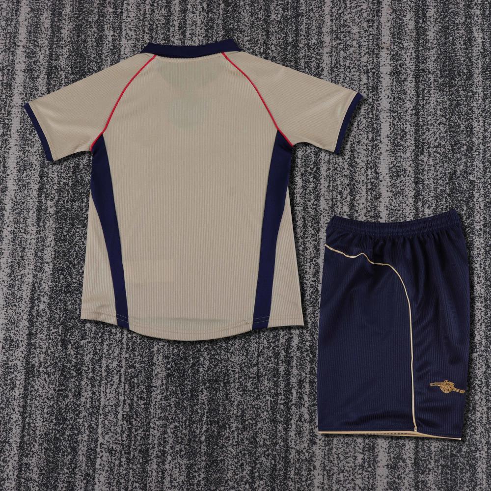 2001-2002 Retro Arsenal Away Football Shirt 1:1 Thai Quality Kids Size