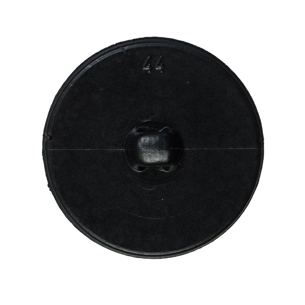 Black Cross Stitch Plastic Shank Back Button - 44L/28mm - Joann Fabrics