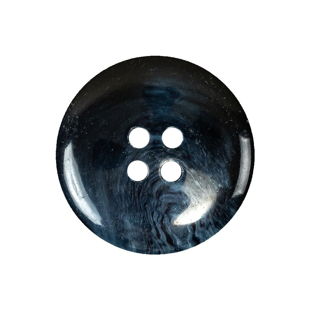 Dark Blue Swirls Plastic 4-Hole Dish Button - 40L/25.5mm - Joann Fabrics