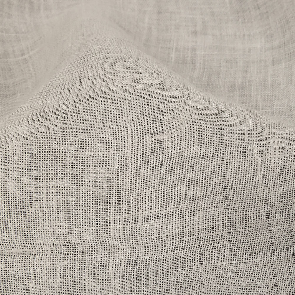 Famous Australian Designer Egret Lightweight Linen Poplin - Joann Fabrics
