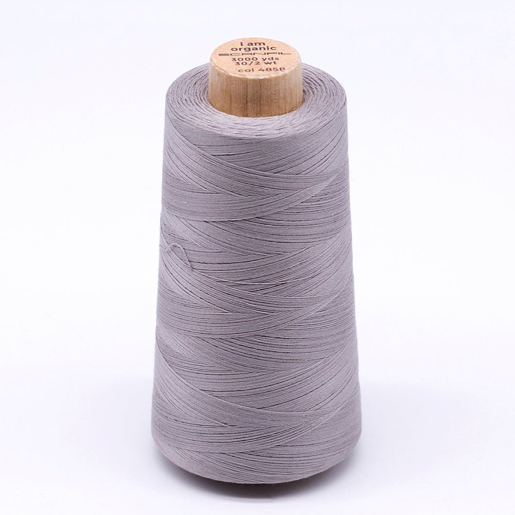 SCANFIL® 30wt Organic Pima Cotton Thread 3000 yd Cone - 4858 Dove - Joann Fabrics