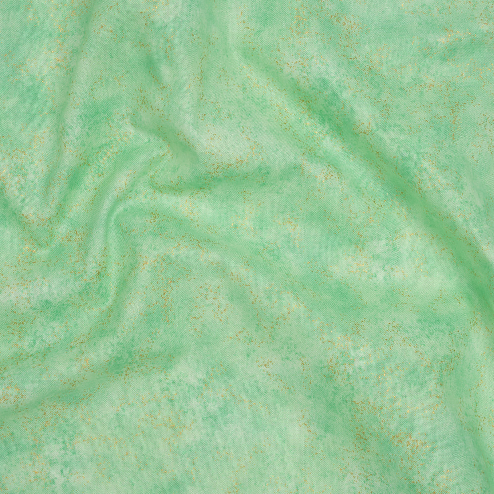 Metallic Printed Quilting Cotton by Northcott - Peacock Speckle - Shimmer Collection - Joann Fabrics