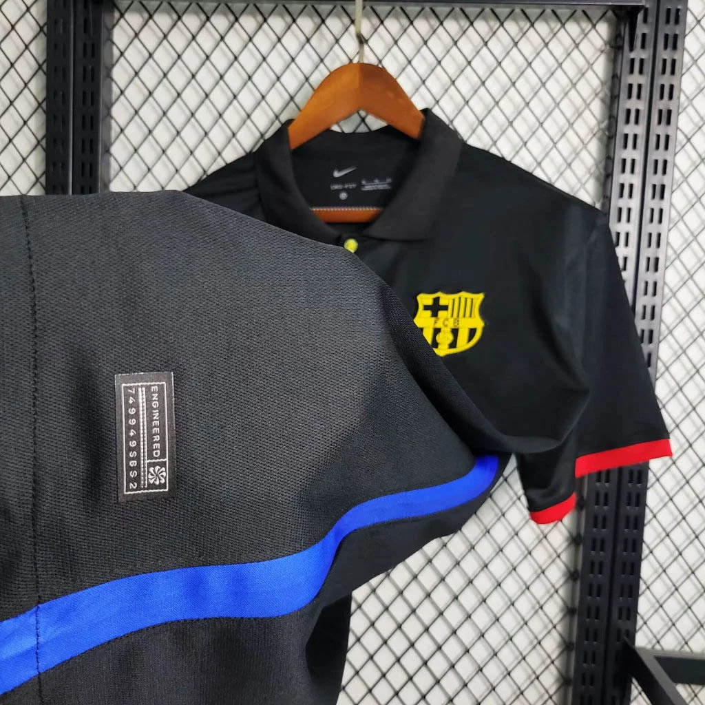 2023/2024 Barcelona Black Polo Jersey