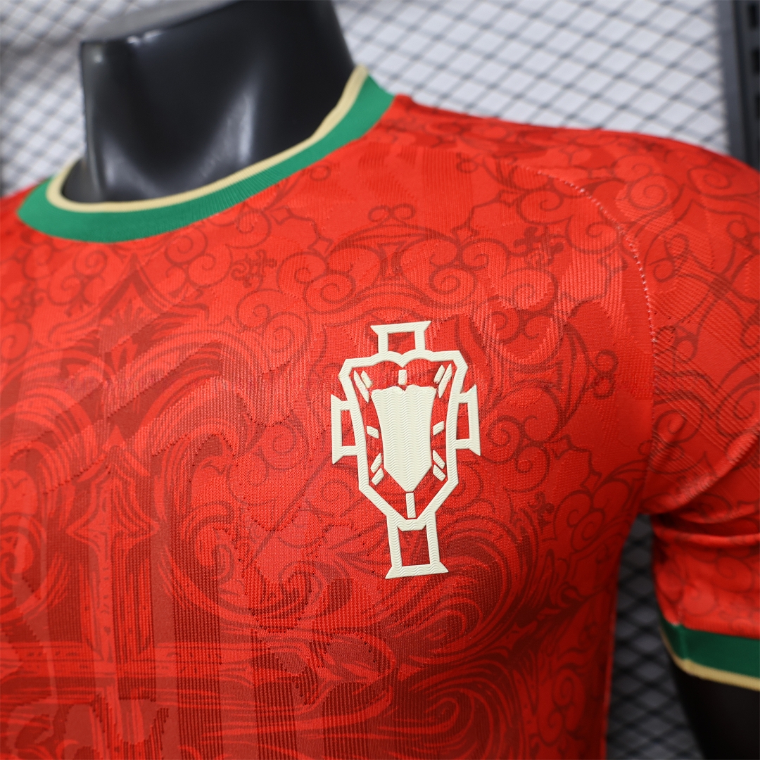 Portugal 2026 Cross Red Special Jersey - Player Version - UnitedFutballJersey