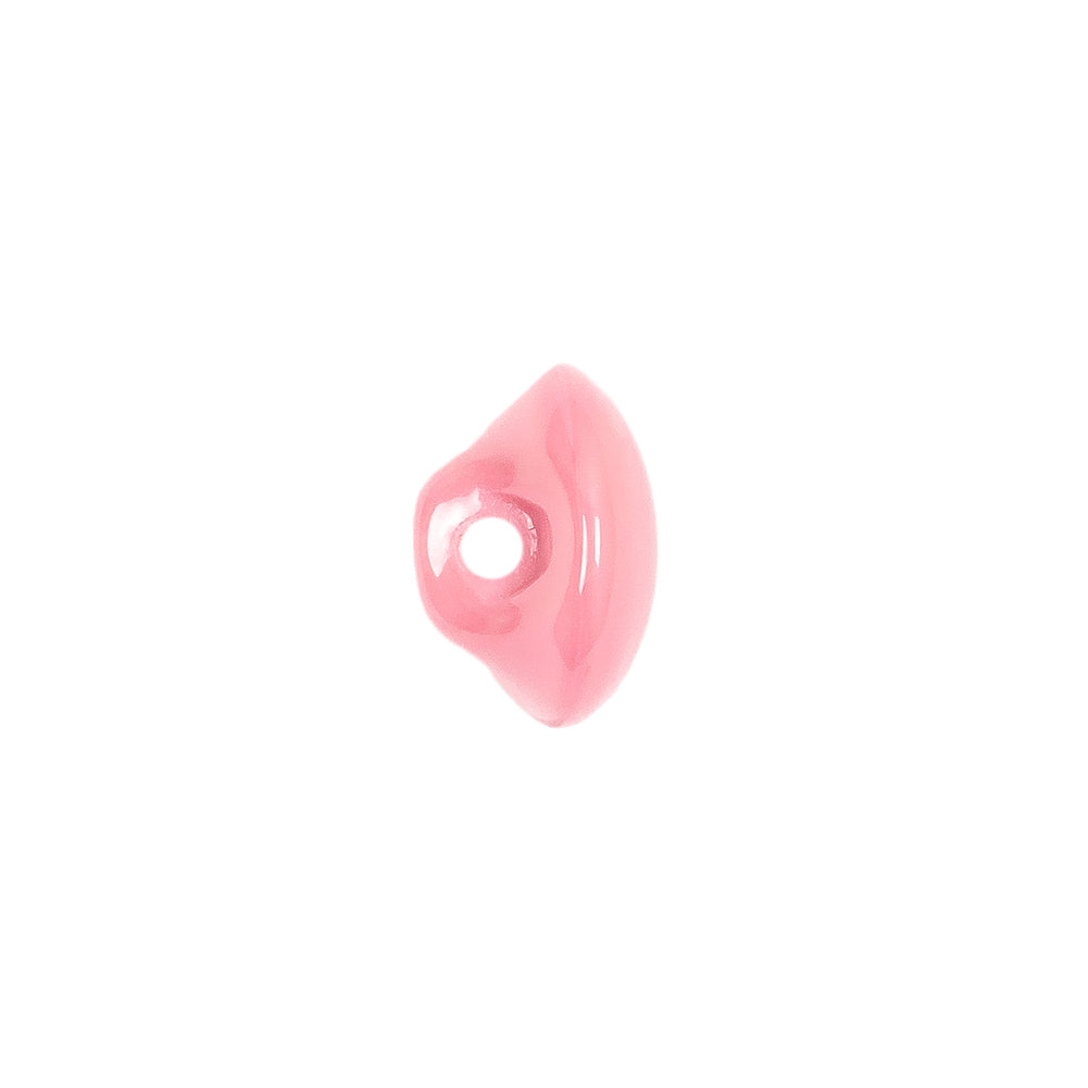European Dark Pink Half Domed Self Back Glass Button - 20L/12.5mm - Joann Fabrics