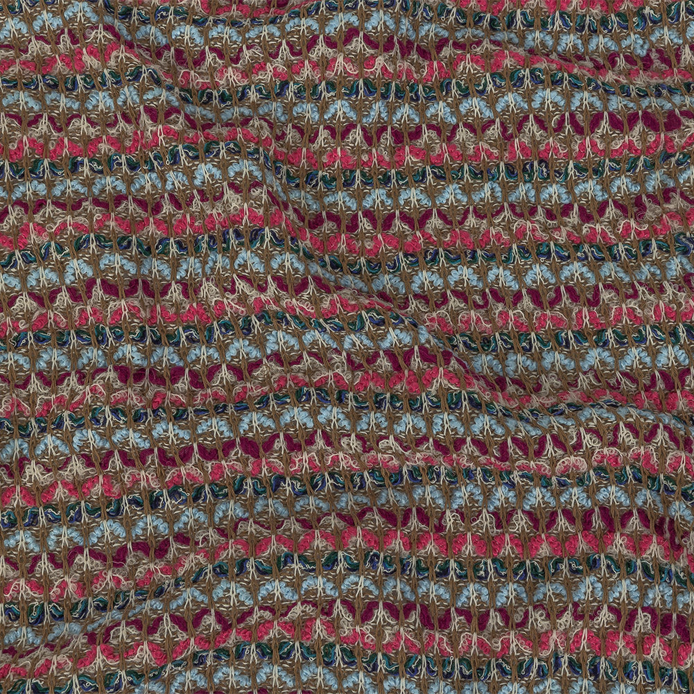 Teal, Sky, Fuchsia, and Magenta Wool Sweater Knit - Joann Fabrics