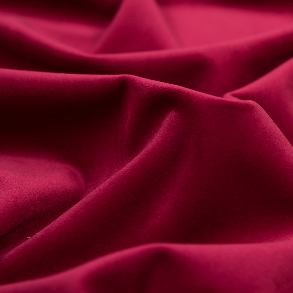 Ultra Soft Polyester Velvet - Wine - British Imported - Joann Fabrics