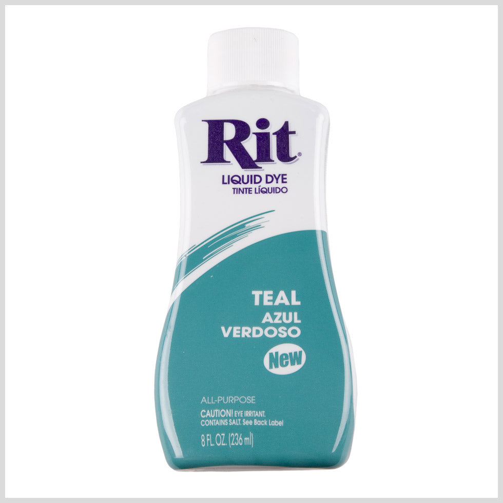 Rit All-Purpose Liquid Fabric Dye - Teal - 8oz Bottle - Joann Fabrics