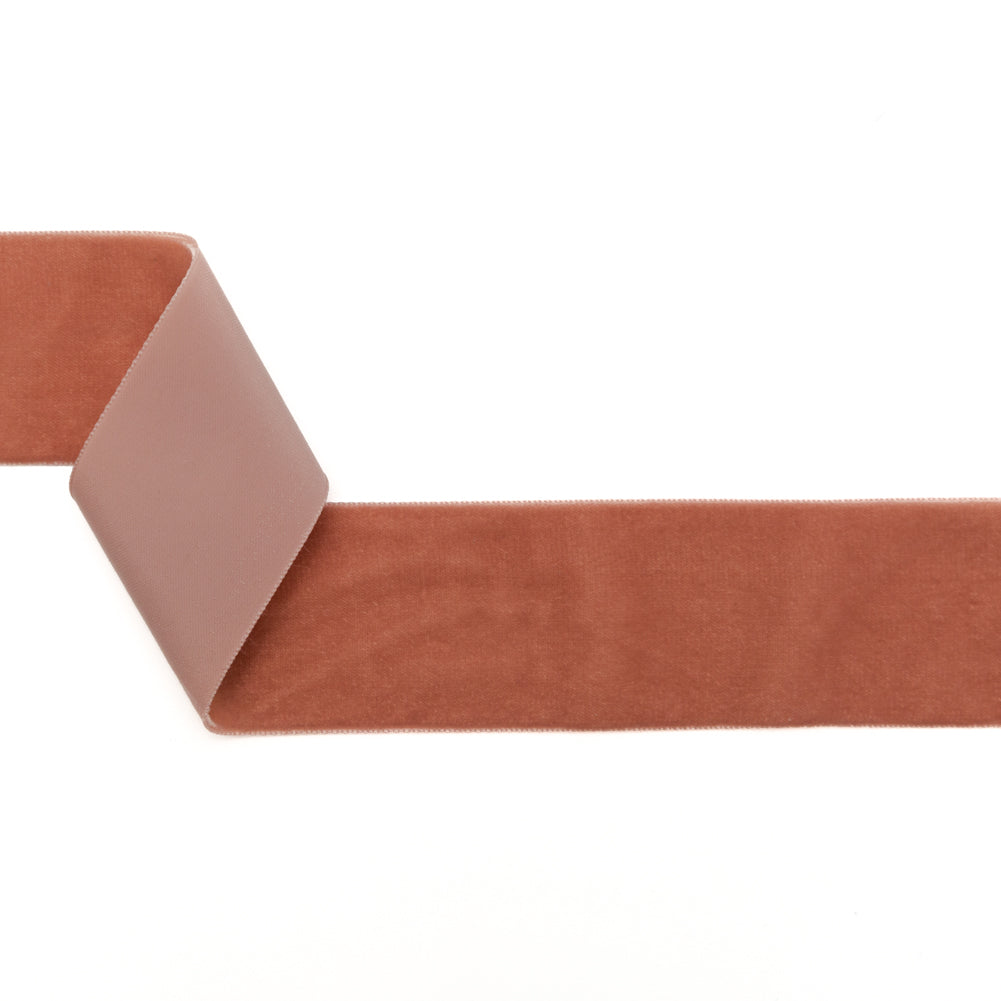 Single Faced Velvet Ribbon Made in Italy - 2