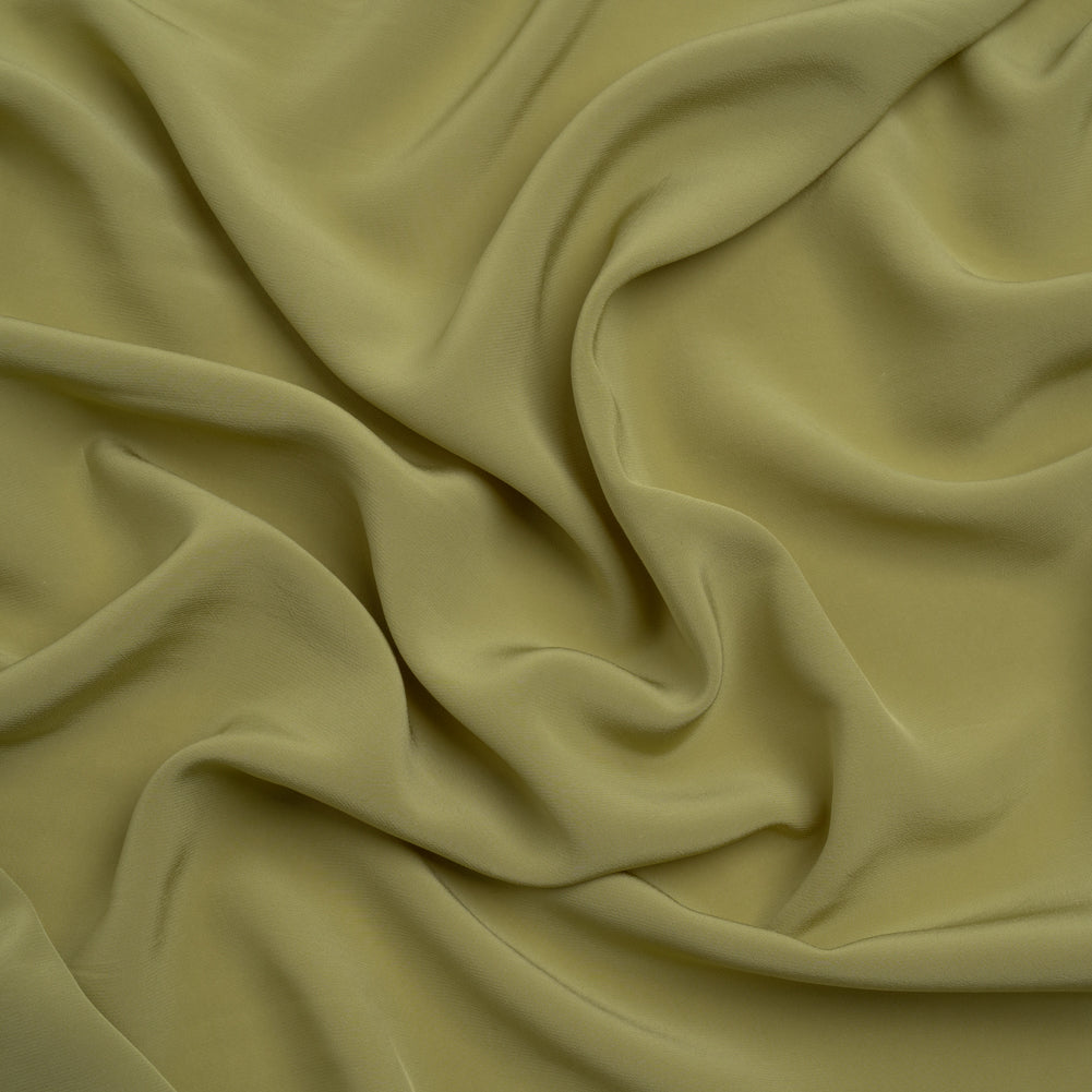 Famous Australian Designer Pea Green Viscose Crepe de Chine - Joann Fabrics