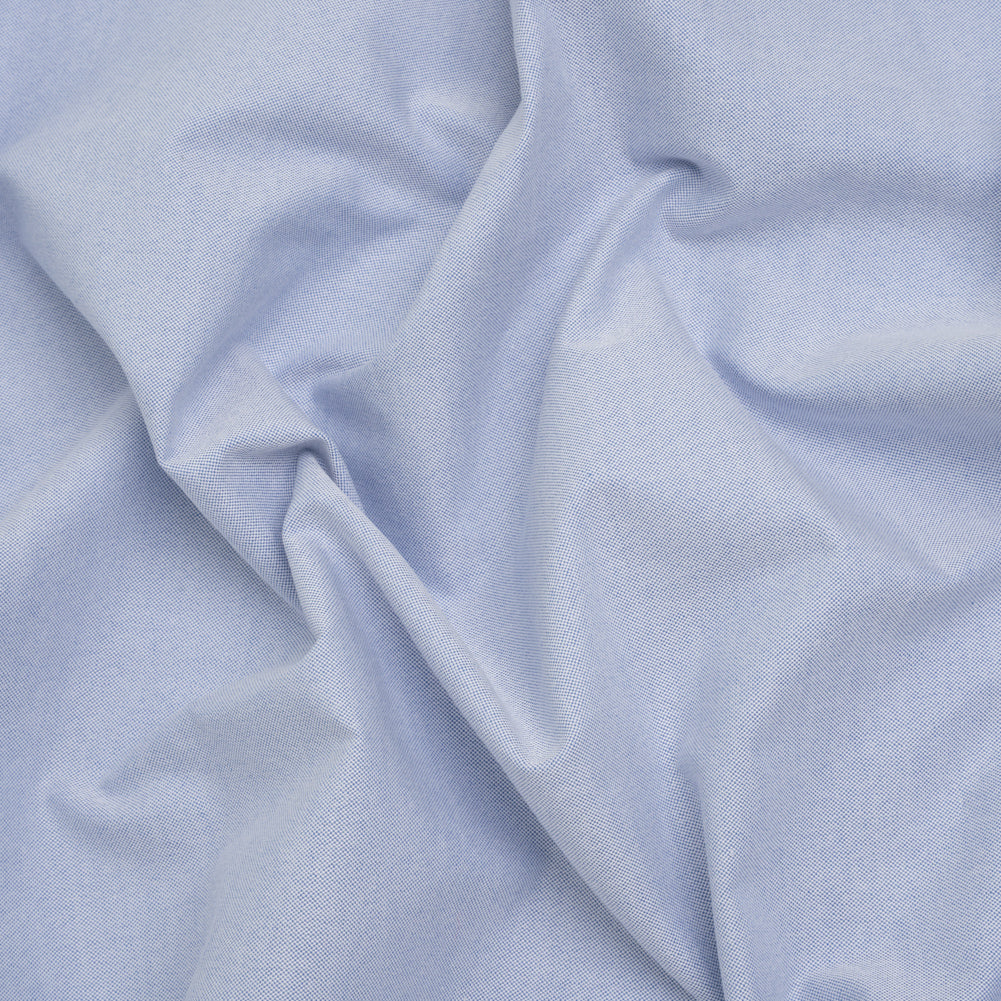 Cotton Oxford Shirting - Nautical Blue and White - Deadstock - Joann Fabrics