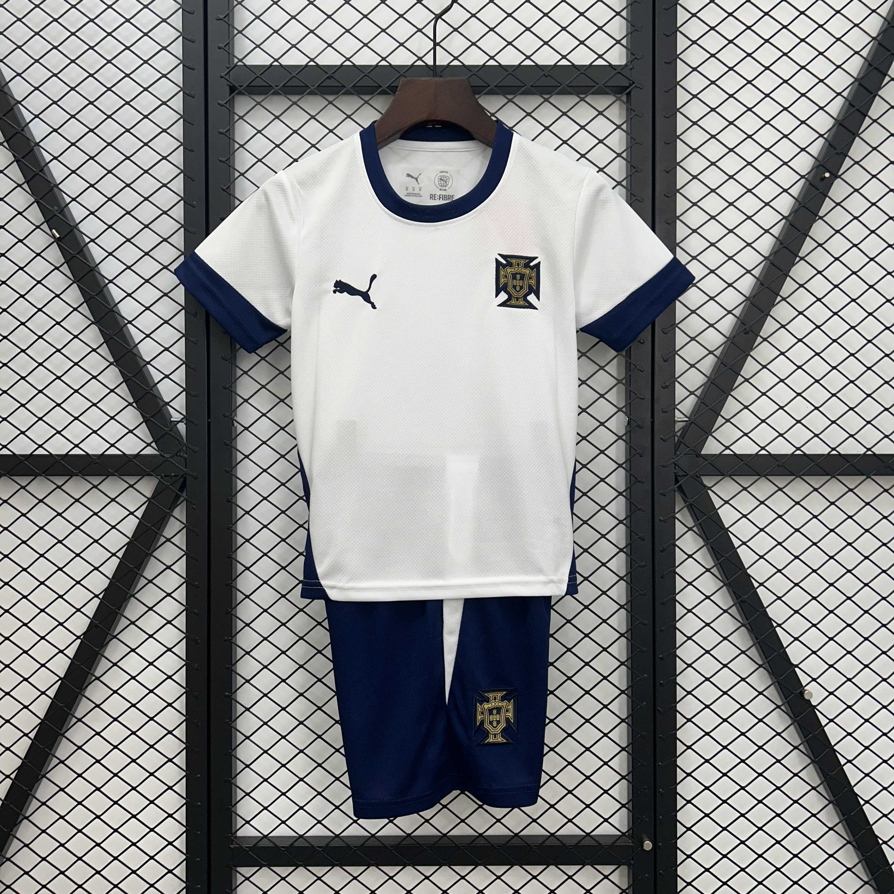 2025/2026 Portugal Training clothes white Football Jersey 1:1 Thai Quality Kids Size