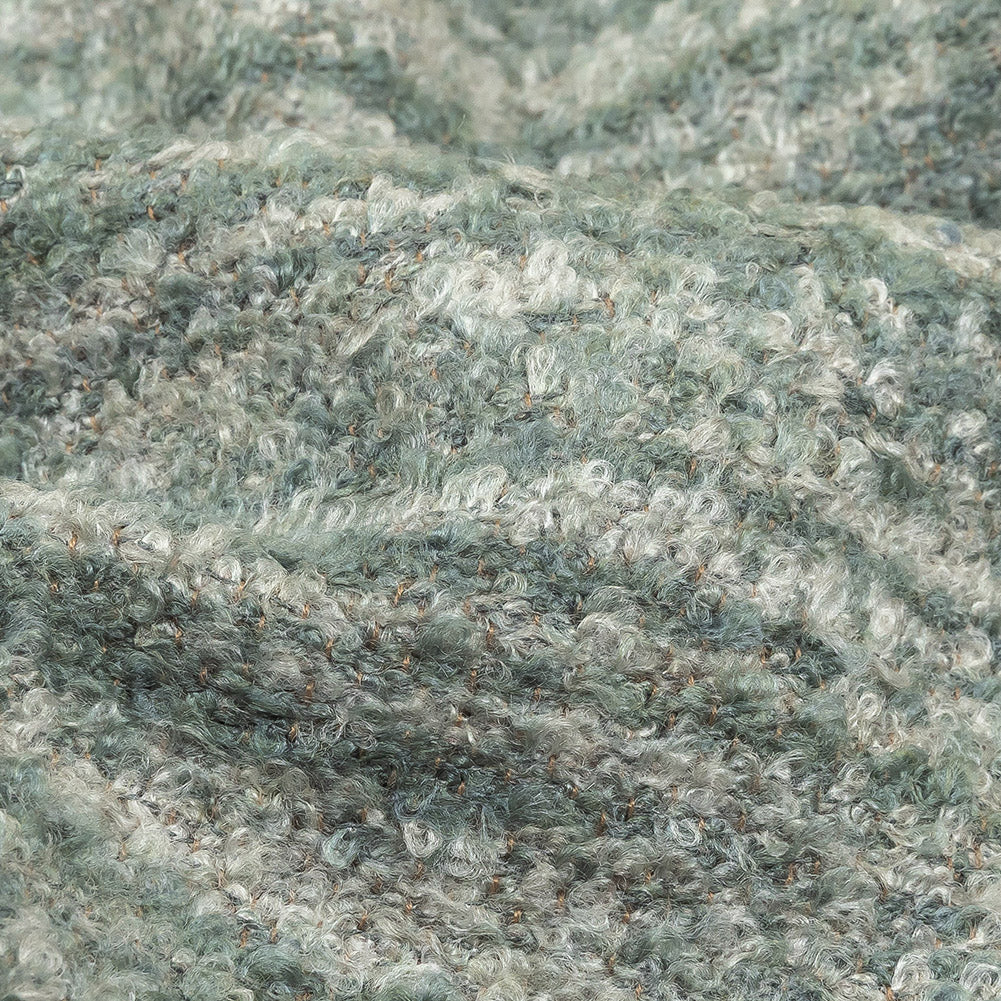 Haze Striated Acrylic and Cotton Boucle with Tan Woven Backing - Joann Fabrics