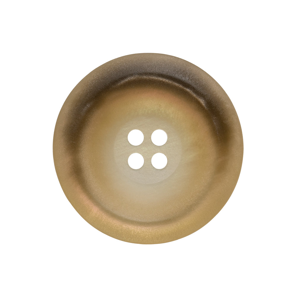 Rolled Rim 4-Hole Plastic Button - Beige and Taupe Iridescent - 40L/25.5mm - Joann Fabrics