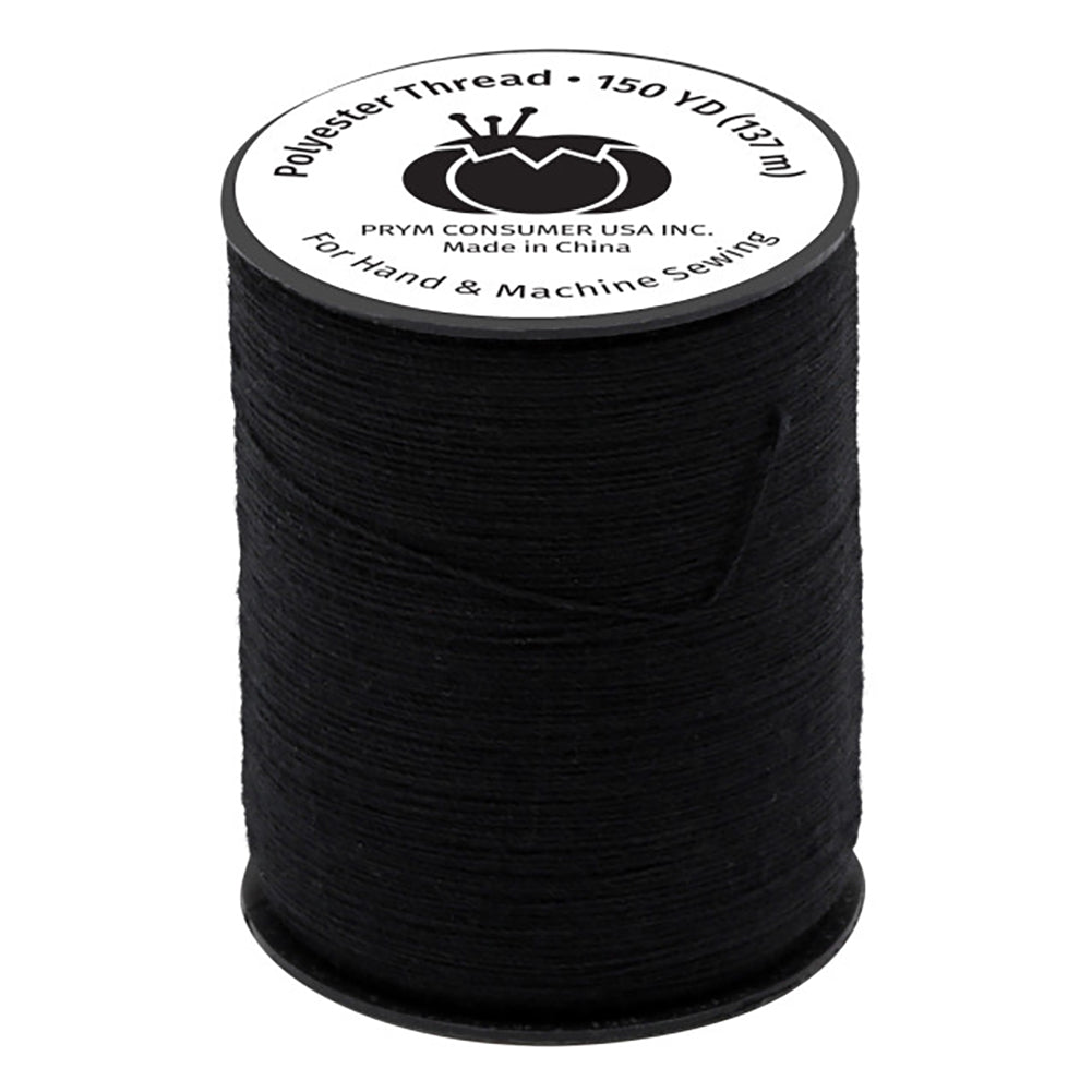 Dritz Polyester Thread - Black - 150 YD - Joann Fabrics