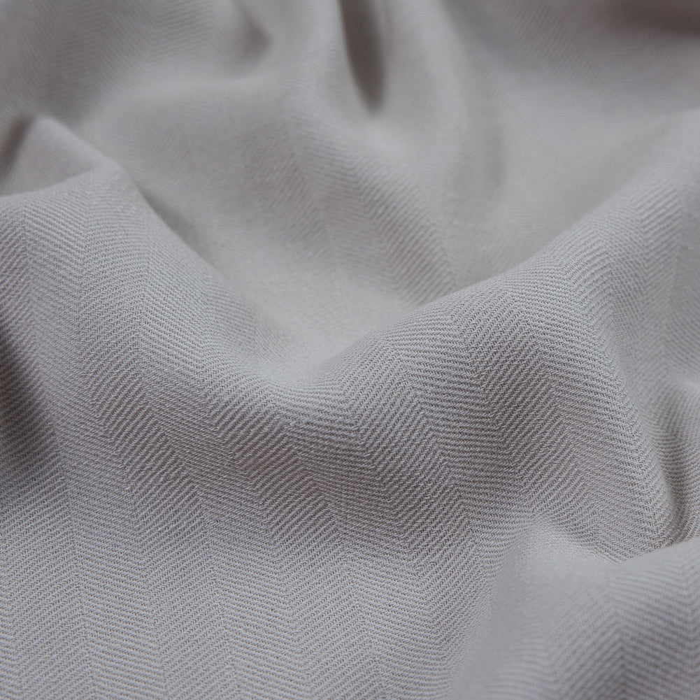 Armani Silver Cloud Herringbone Stretch Wool Woven - Joann Fabrics