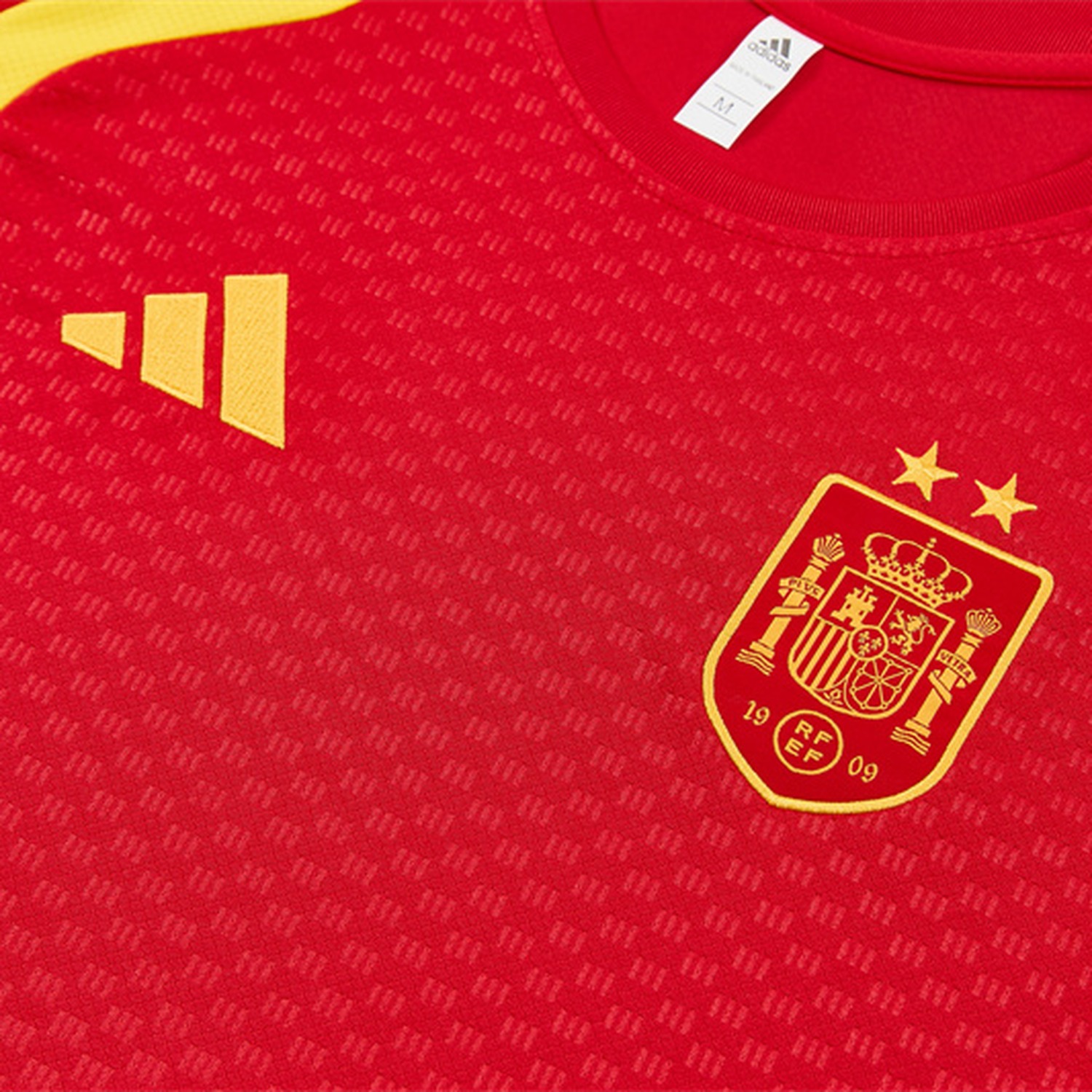 Spain 2026 Two Stars Short-Sleeve Training Set - Red Top & Deep Blue Shorts - UnitedFutballJersey