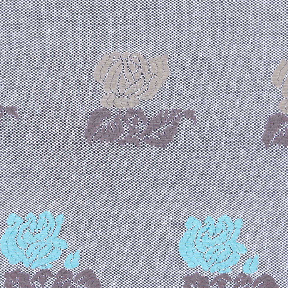 Italian Chinchilla, Sea Blue and Flint Gray Floral Jacquard - Joann Fabrics