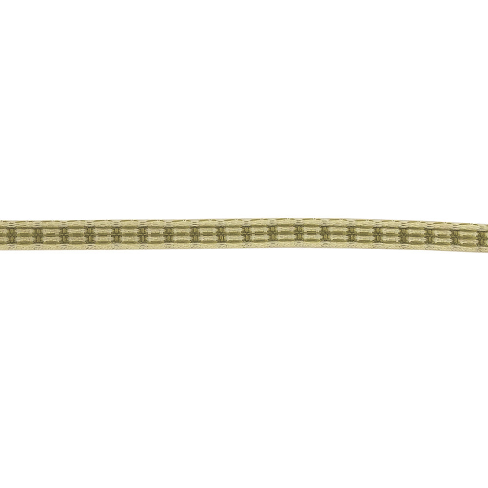Moss Green and White Rectangles Jacquard Ribbon - 0.1875