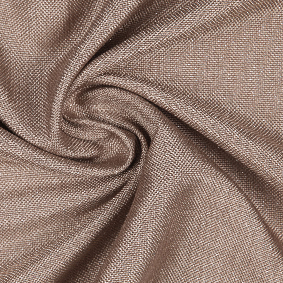 Latte/Metallic Silver Solid Linen Lame - Joann Fabrics