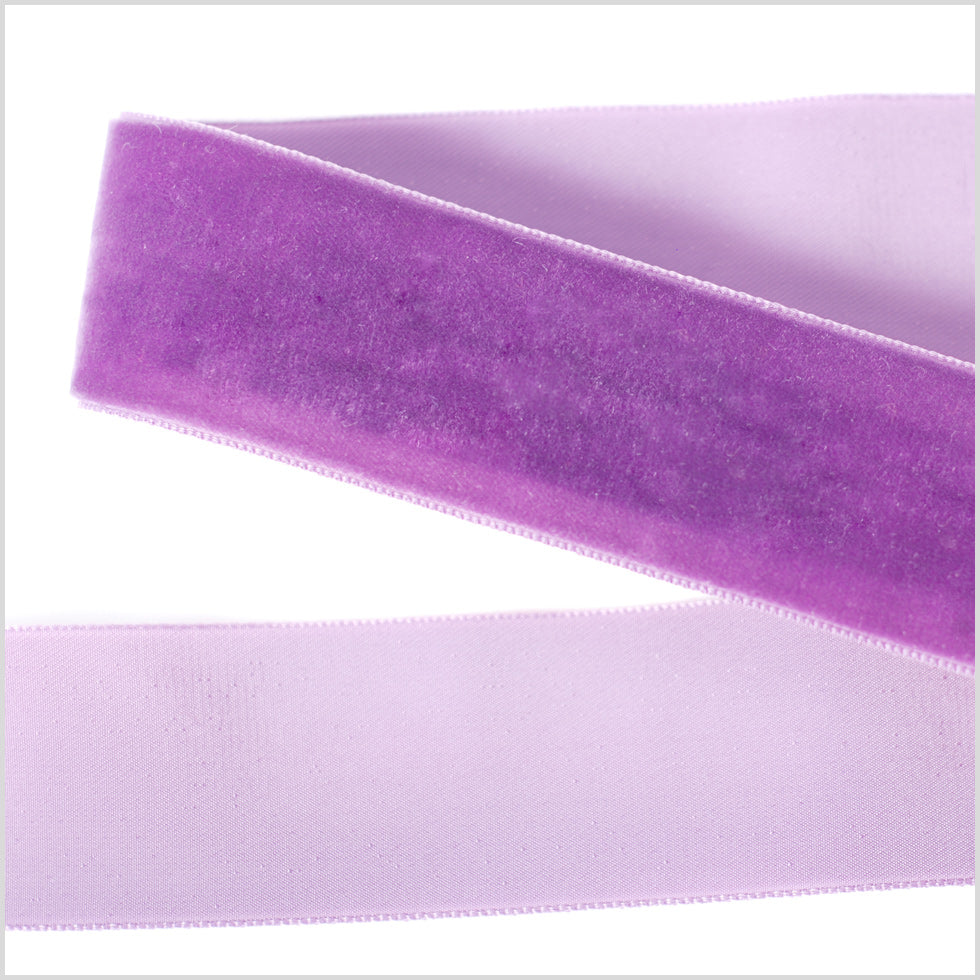 Single Faced Velvet Ribbon Made in Italy - 1.5