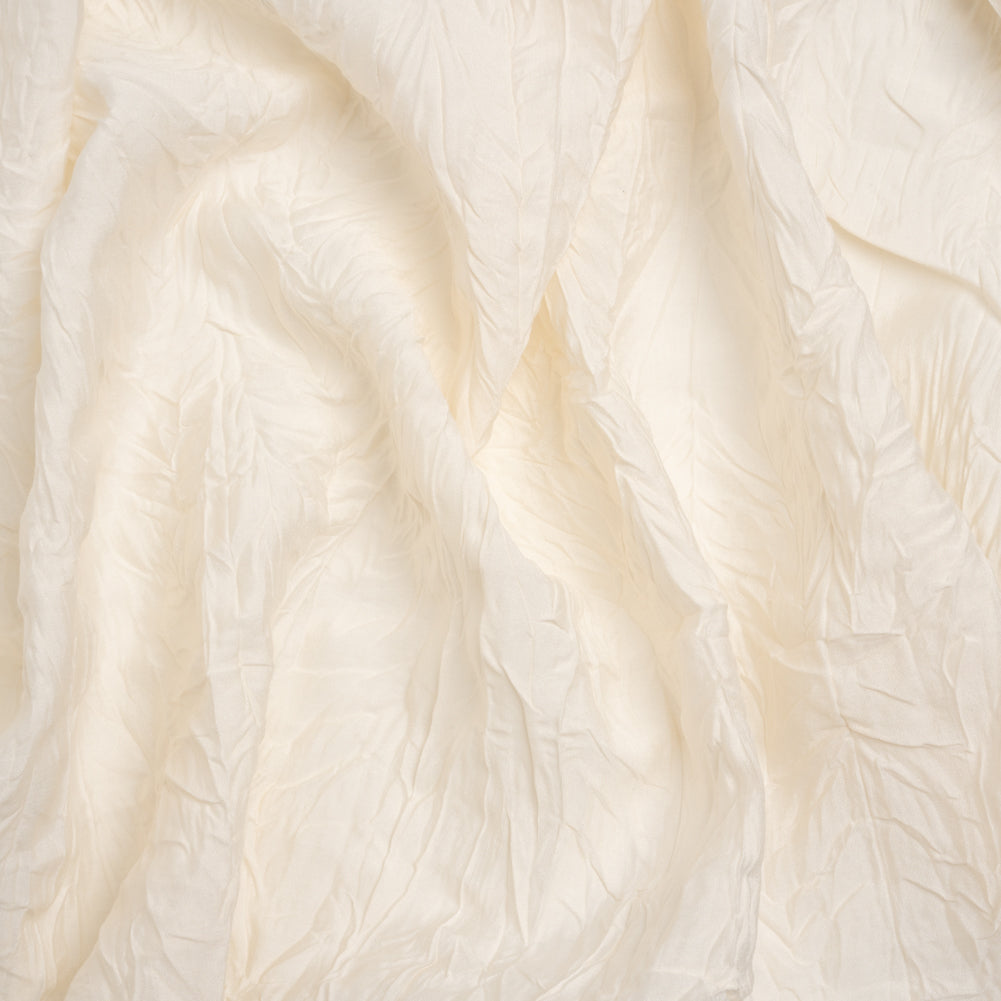 Famous Australian Designer Cream Crushed Ramie and Polyester Woven - Joann Fabrics