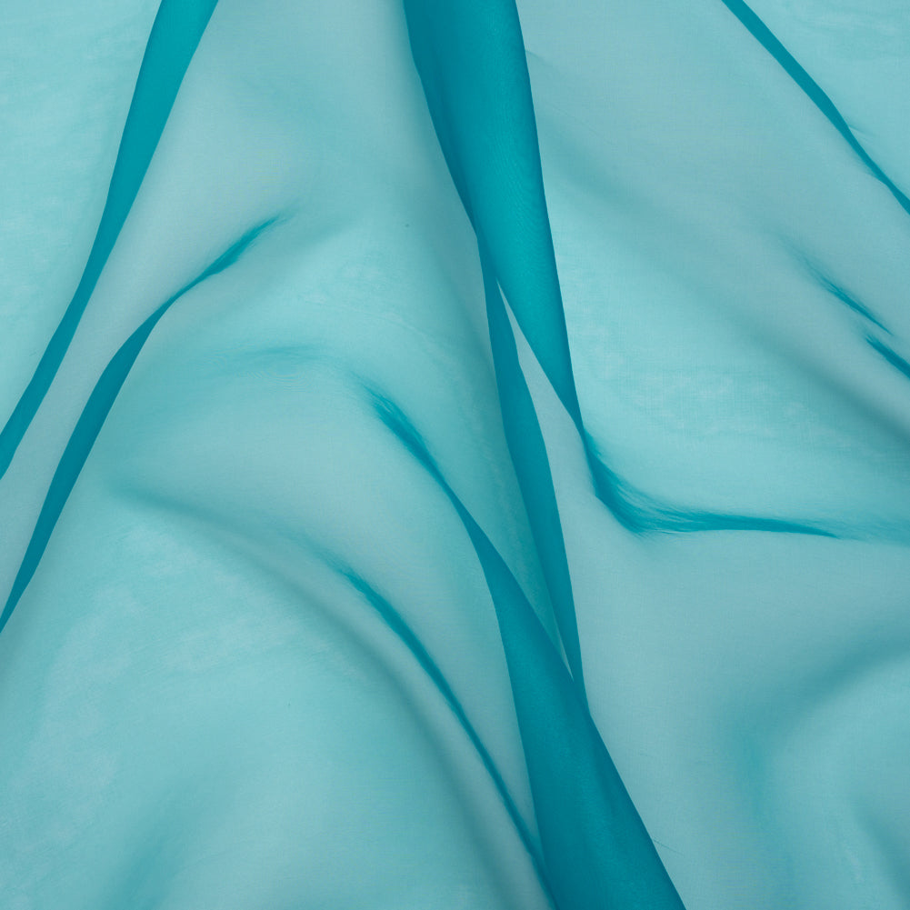Polyester Organza - Deep Teal - Luscinia Collection by Mood - Joann Fabrics