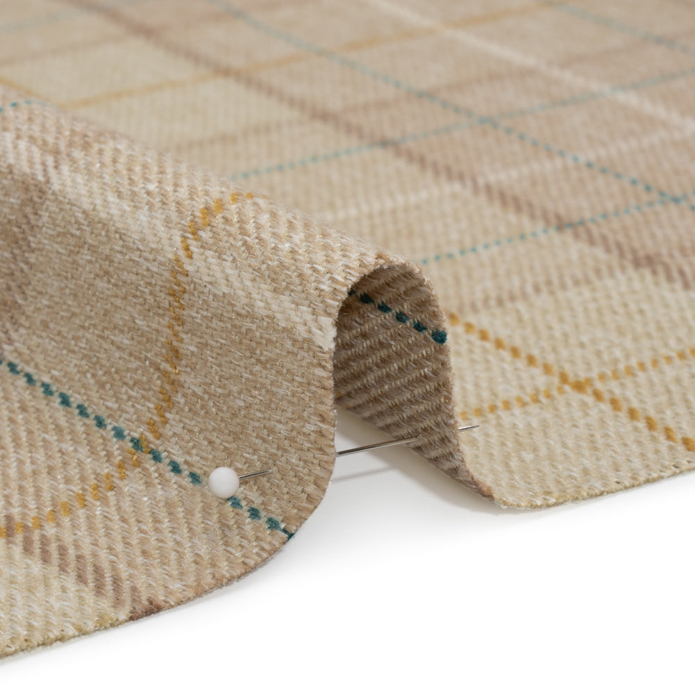 Drapery Twill - Natural Plaid - British Imported - Joann Fabrics
