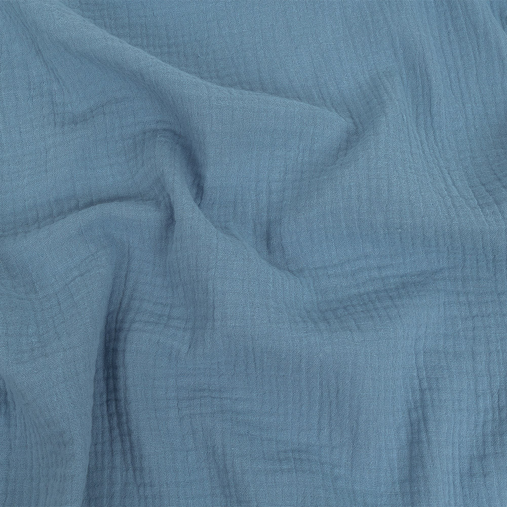 Double Cotton Gauze - Steel Blue - Talamanca Collection - Joann Fabrics