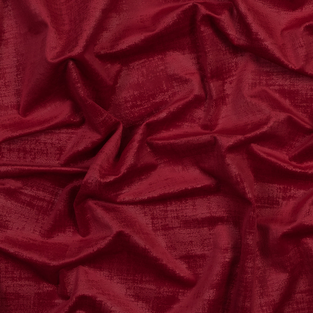 Embossed Textured Velvet - Cassis - British Imported - Joann Fabrics