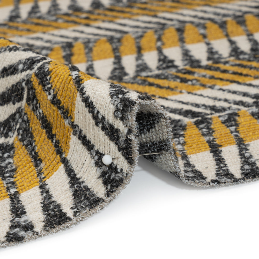 Sunshine Geometric Chevrons and Stripes Upholstery Boucle Jacquard - Joann Fabrics