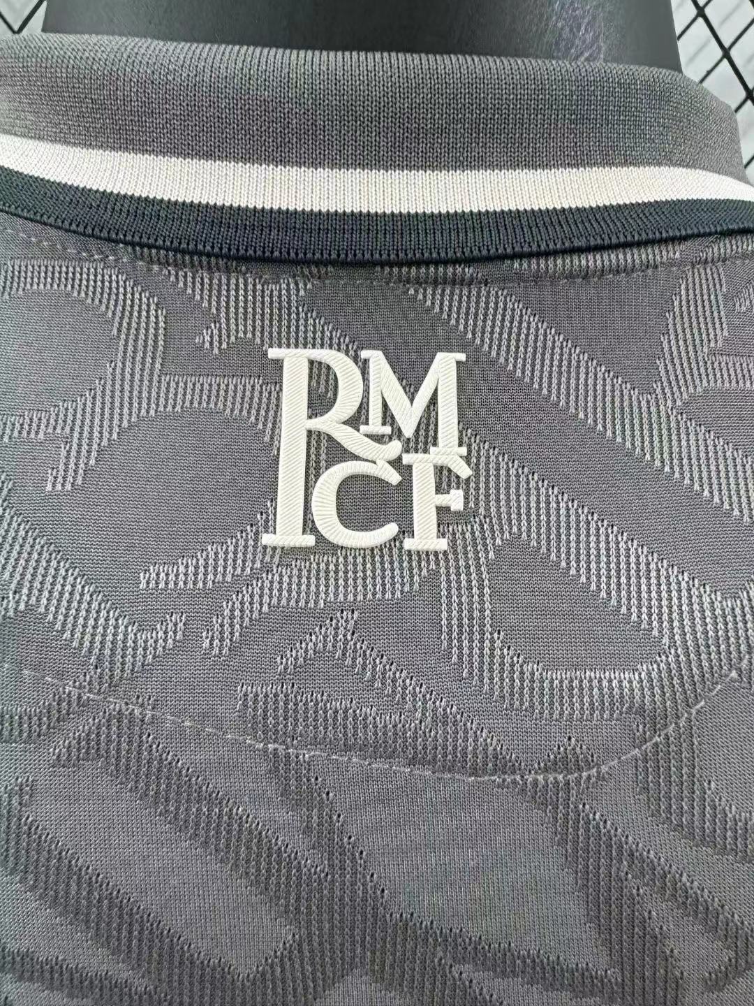 2024/2025 Player Version Real Madrid Third Away Long Sleeve Jersey 1:1 Thai Quality