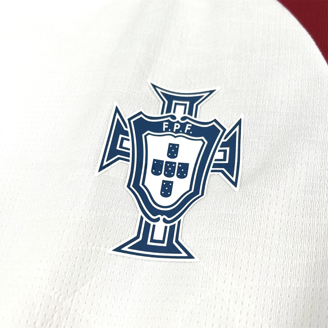 Portugal 2026 Pre-Match White With Red And Green Jersey - Fans Version - UnitedFutballJersey