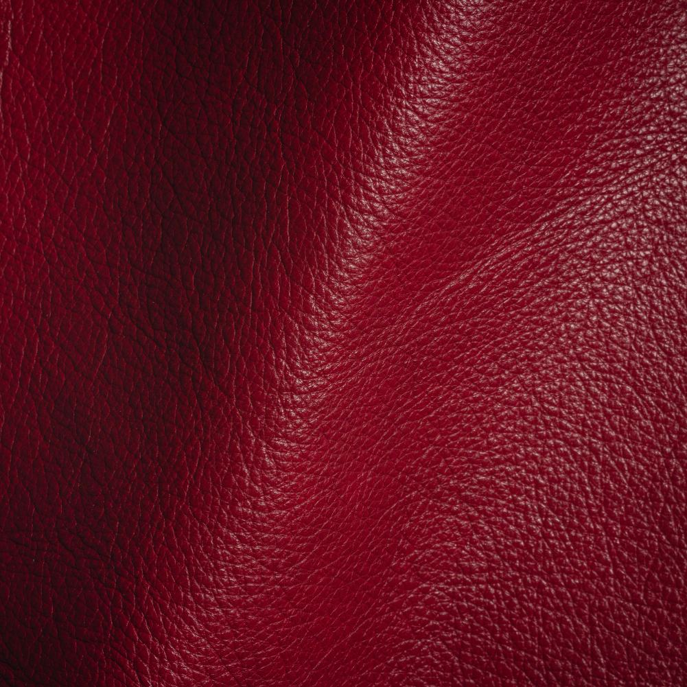 Vesper Italian Pomegranate Antique Look Top Grain Performance Cow Leather Hide with Protective Finish - Joann Fabrics